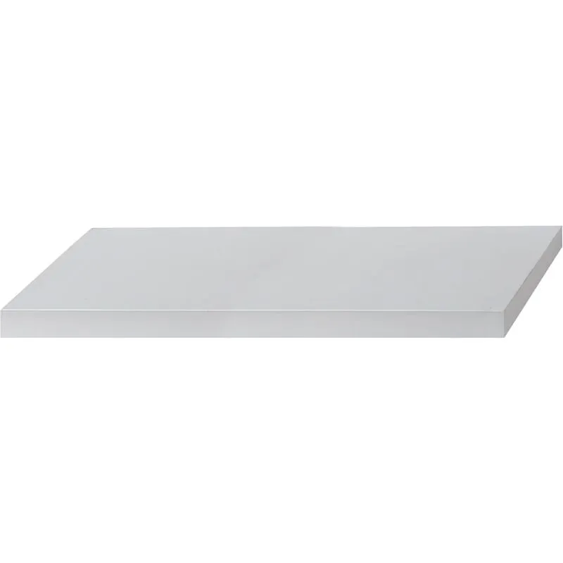 Mensola Tamburata In Mdf Bianco 100X25X5H confezione da 6 pezzi - King Home