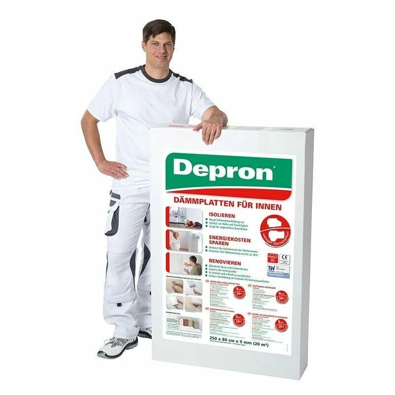 Depron - kit 20 pannelli isolanti 125X80CM H3mm