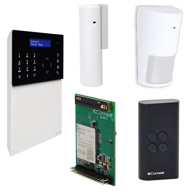 kit antintrusione wireless Comelit SECUR HUB 4G KSW32411L