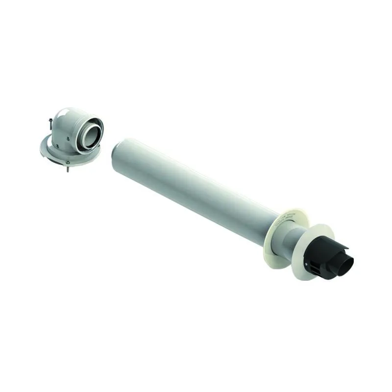  - Kit coassiale - pps / metallo verniciato con ispezione kit coassiale condensazione 60/100 con ispezione junkers bosch