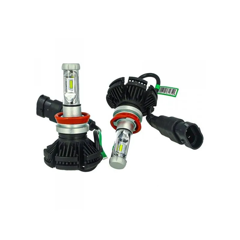 Kit Full Lampada Led H8 H11 12V 24V 30W 3600 Lumen IP67 Per Abbagliante e Fendinebbia Senza Driver