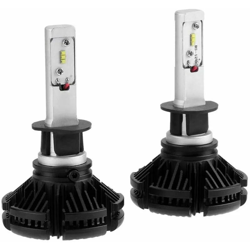 Driwei - Kit lampadine auto luci a led zes per auto h1 50w ip67 7s