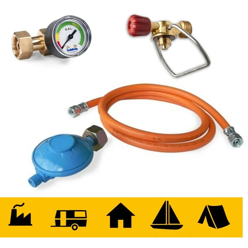 Kit Nautica per regolazione e controllo livello bombole gas. ideale per nautica Bombole campingaz