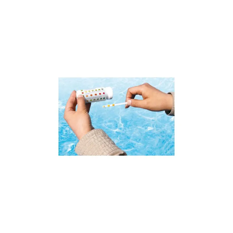  - kit tester strisce 50 pz 4 in 1 analisi piscina acqua cloro ph alcalinita 513