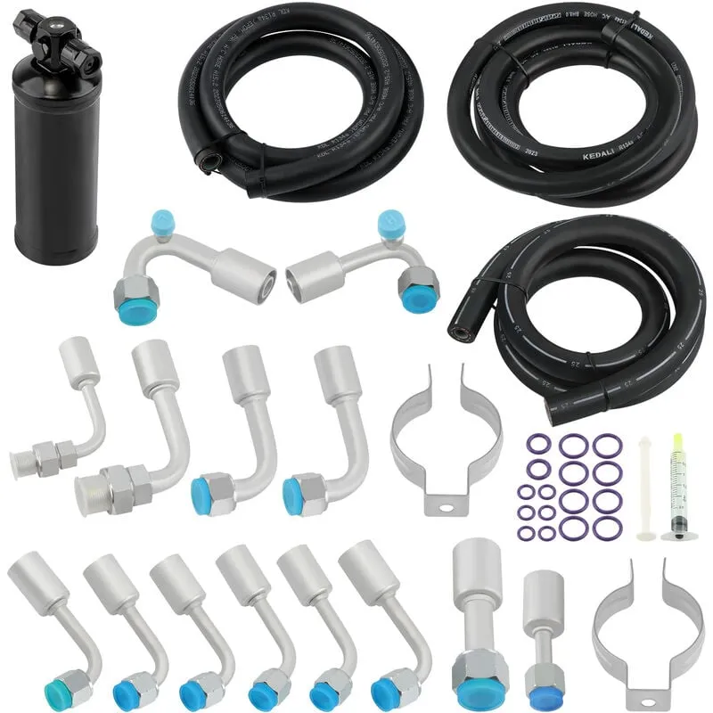 Kit Tubi Aria Condizionata 134A Barb Fitting Hose Kit Air Conditioning Hose Kit