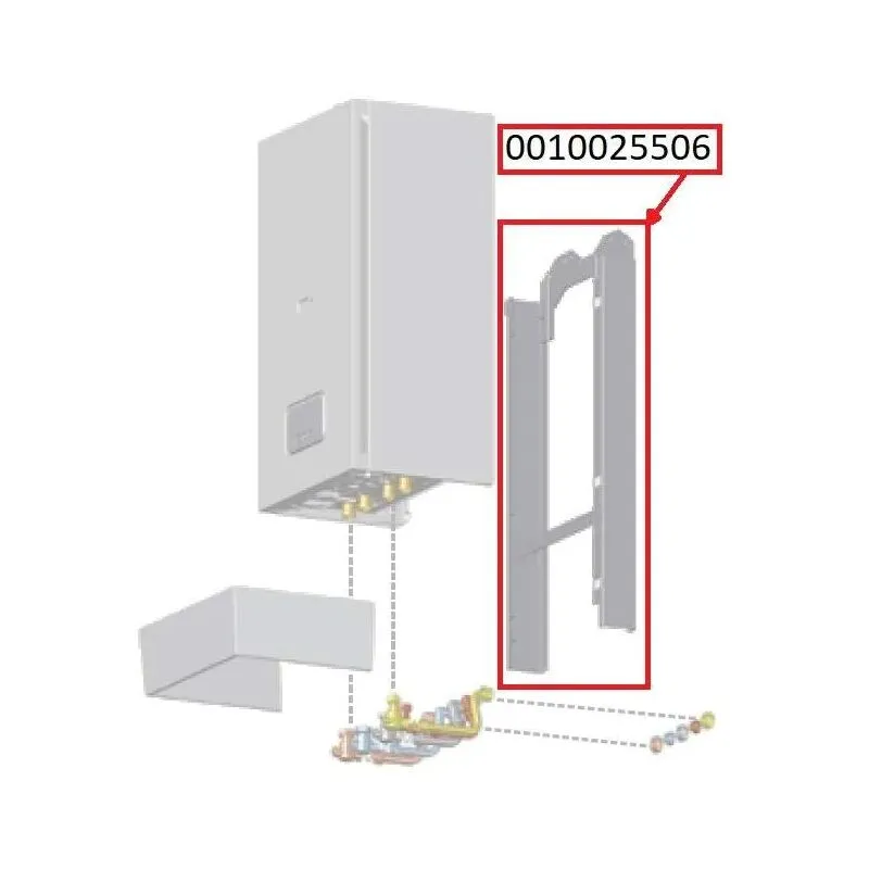 Saunier Duval - Kit distanziatore 70mm per Themaclassic Bas-Nox