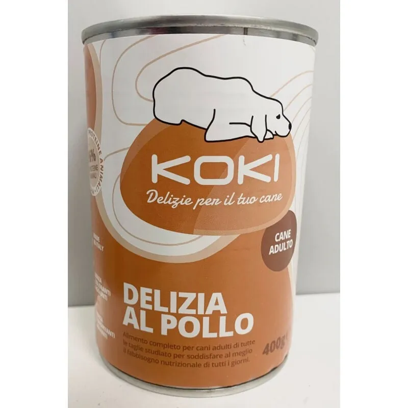 Koki - per Cane Adult Delizia al Pollo da 400g