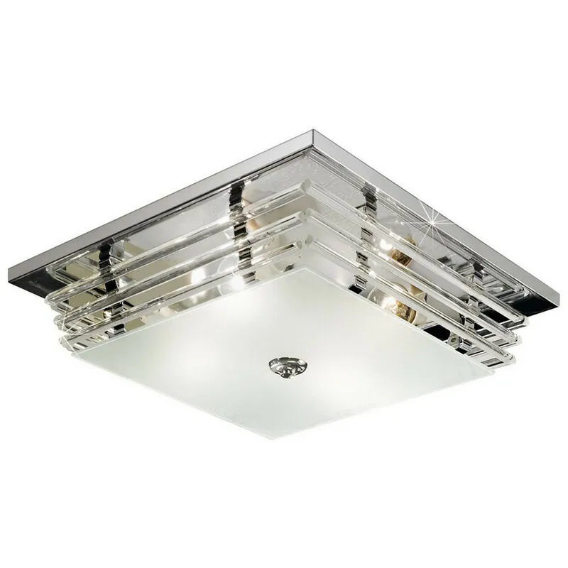 Kolarz ONTARIO - Lampada da soffitto a filo con motivi Lifestyle Cromo lucido, 4x E27