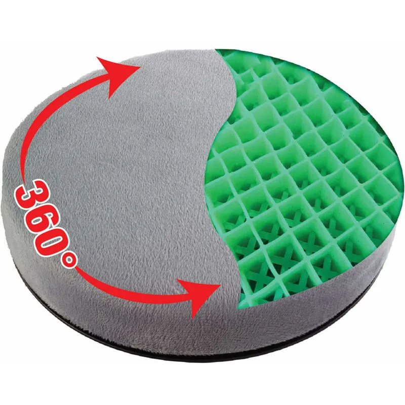 Cuscino di Supporto Girevole Comfort 360° - Grigio - Konbanwa