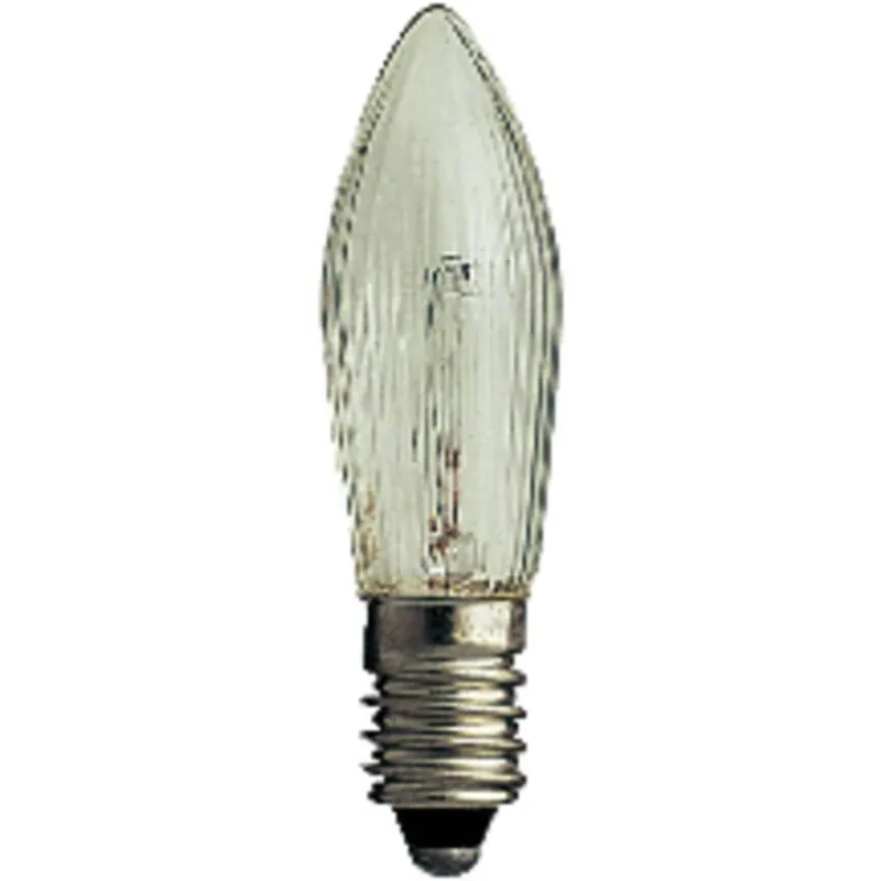 1074-030 Lampadina di ricambio 3 pz. E10 23 v Trasparente - 