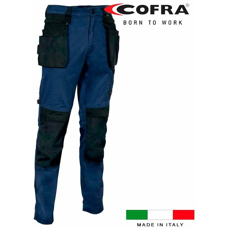 Pantaloni Kudus blu navy nero cofra taglia 40