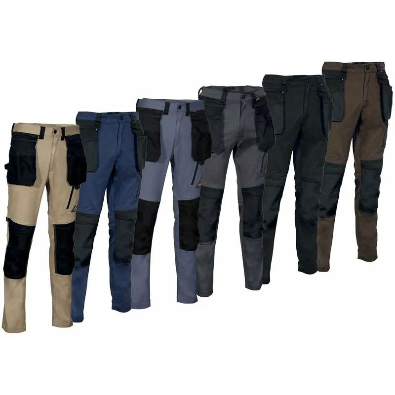 Cofra - Pantaloni da lavoro elasticizzati Kudus super stretch - 50 (eu) - Corda - Corda