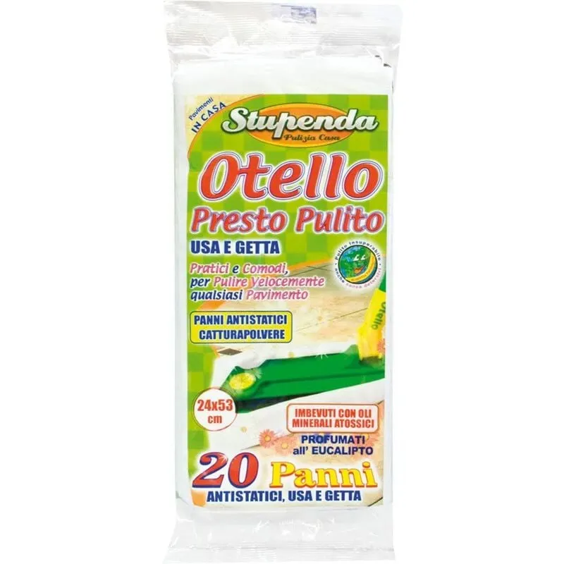 Panni Otello 20pz Eucalipto - La Briantina