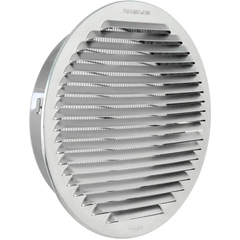 La Ventilazione - GTAP200R Griglia Tonda da Incasso, Alluminio, ø 230 mm