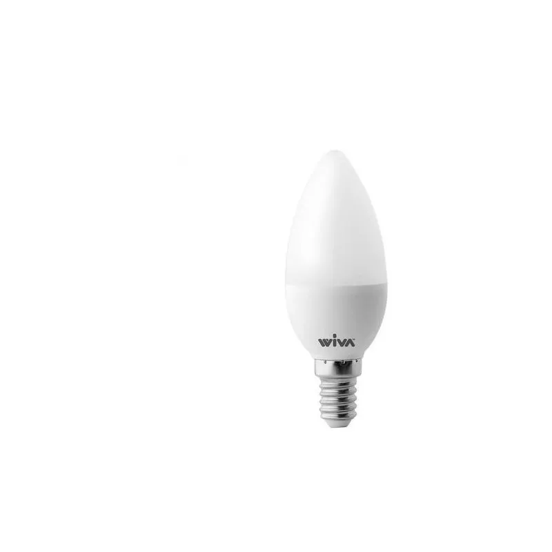 Wiva - lampada lampadina led oliva satinata E14 4W= 35W 3000K