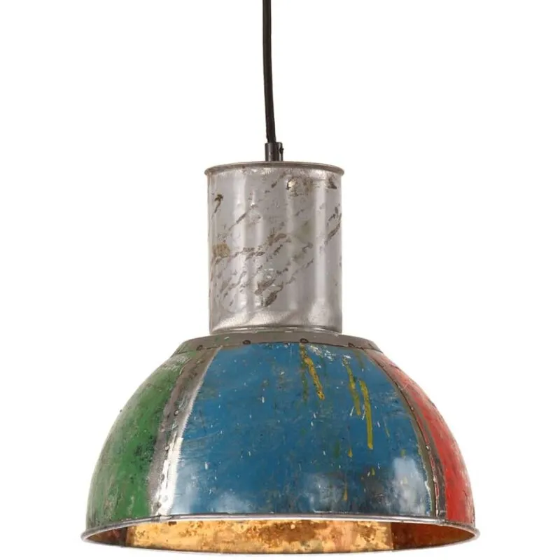 Lampada Sospesa Industriale 25 w Multicolore Rotonda 28,5cm E27