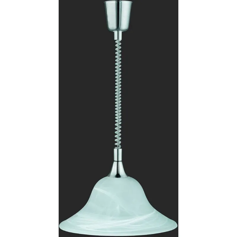 Trio Lighting - italia lampada a sospensione viola 60w attacco e27 colore bianco spazzolato 301700107