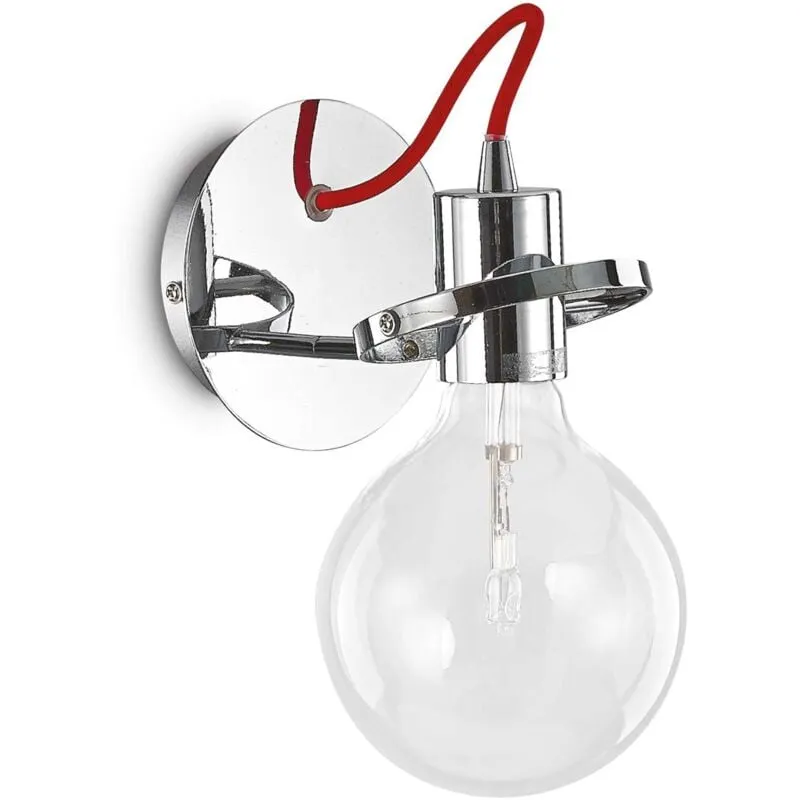 Lampada Da Parete Radio Ap1 Cromo Ideal-Lux