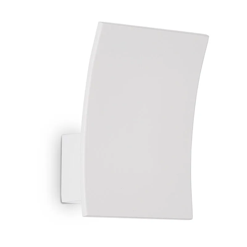 Applique Moderna Fix Metallo Bianco Led 5,5W 3000K Luce Calda - Bianco