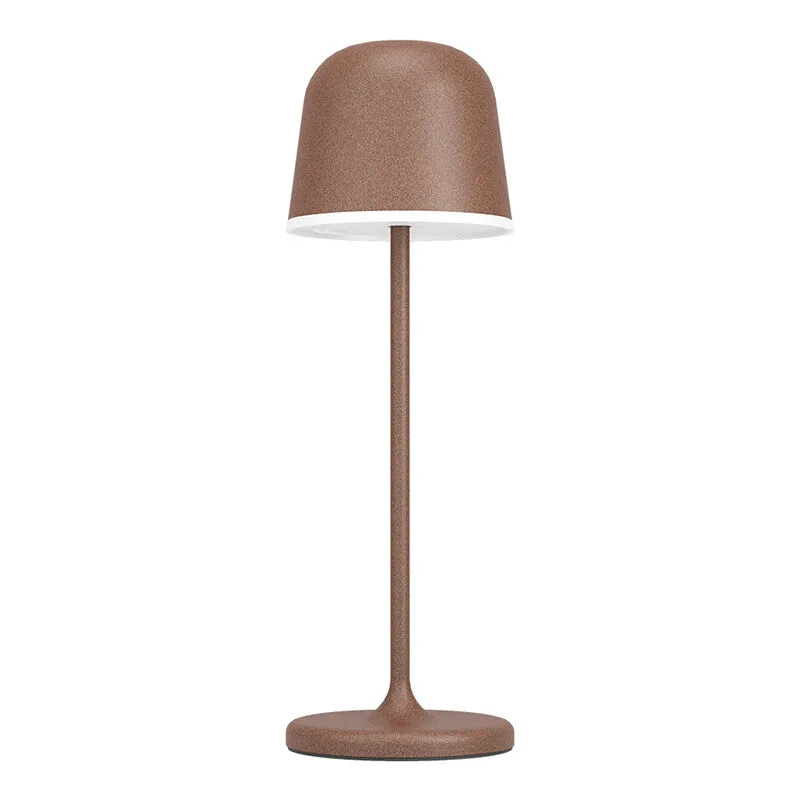 Lampada Da Scrivania Contemporanea Da Esterno Mannera Led Alluminio Marrone - Ruggine - Corten|Marrone