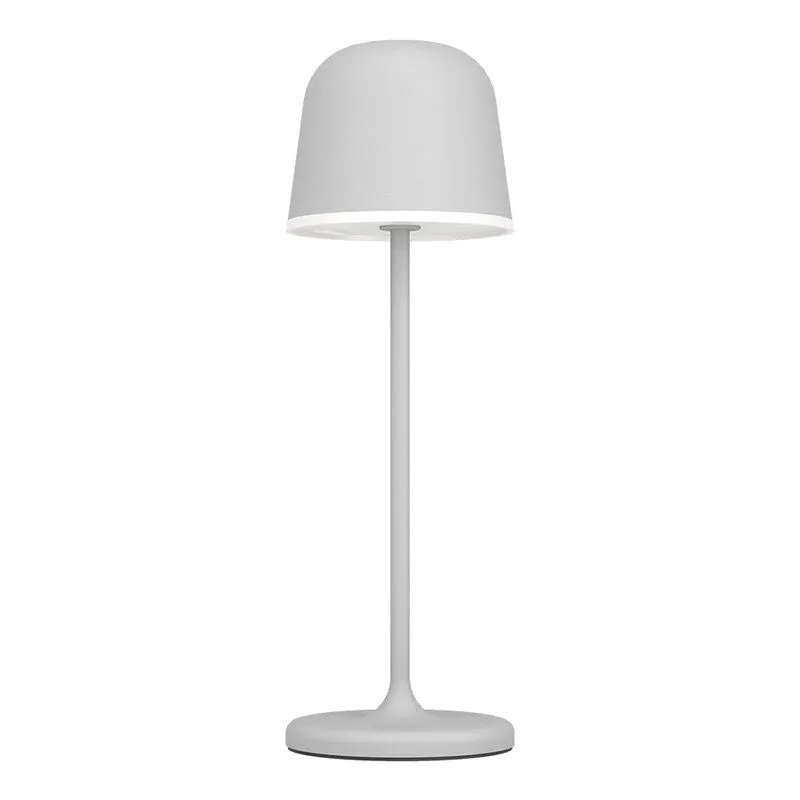 Lampada Da Scrivania Contemporanea Da Esterno Mannera Led Alluminio Grigio - Grigio