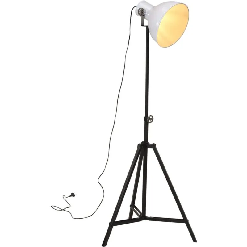 Lampada da Terra 25 w Bianca 61x61x90/150 cm E27 - Vidaxl