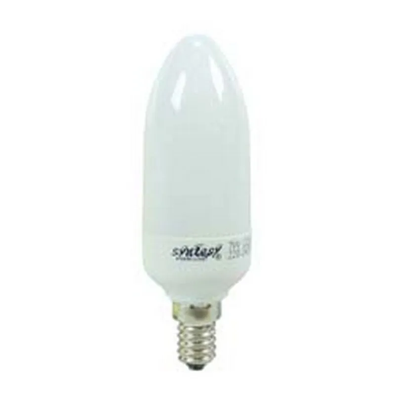 Lampada elettronica a oliva E14 - 7W - E14 - 2700K calda