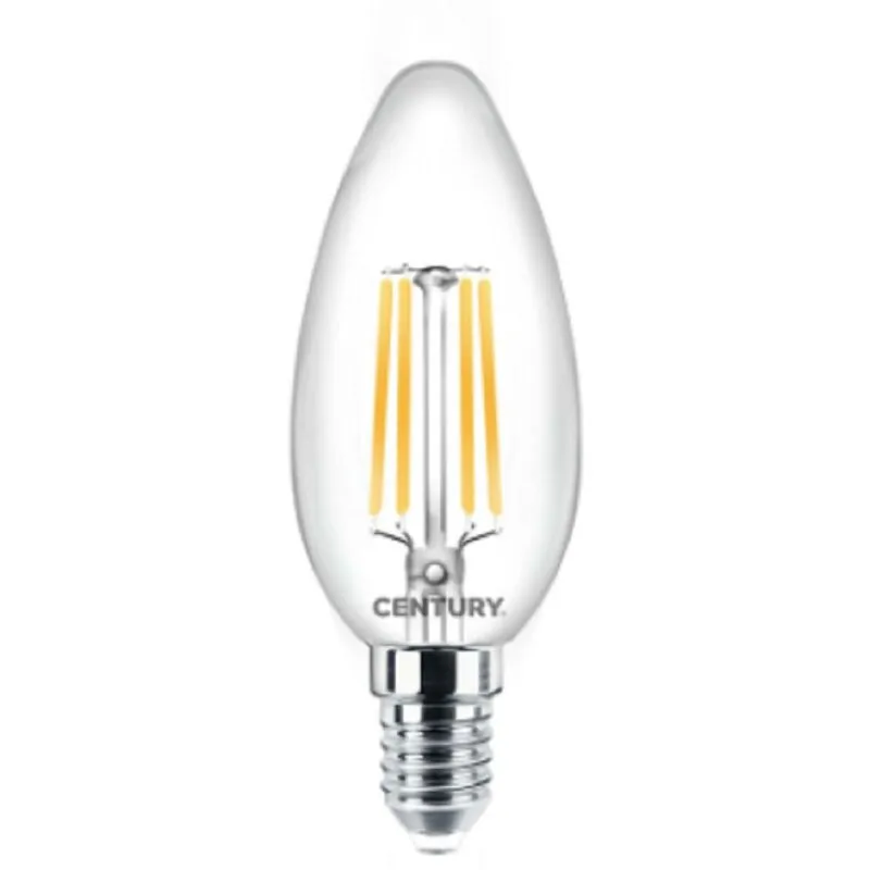 Lampada filamento led incanto chiara candela - 4w - e14 - 4000 - 