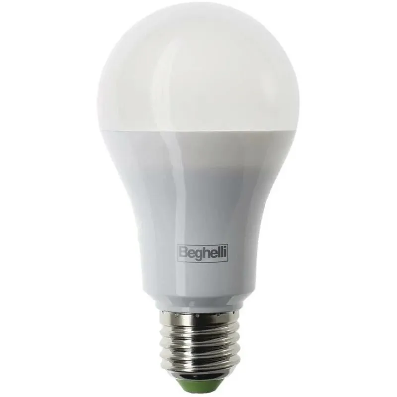 Lampadina saving led  goccia, 12w attacco e27, 1200 lm, 4000k luce naturale, beg 56934