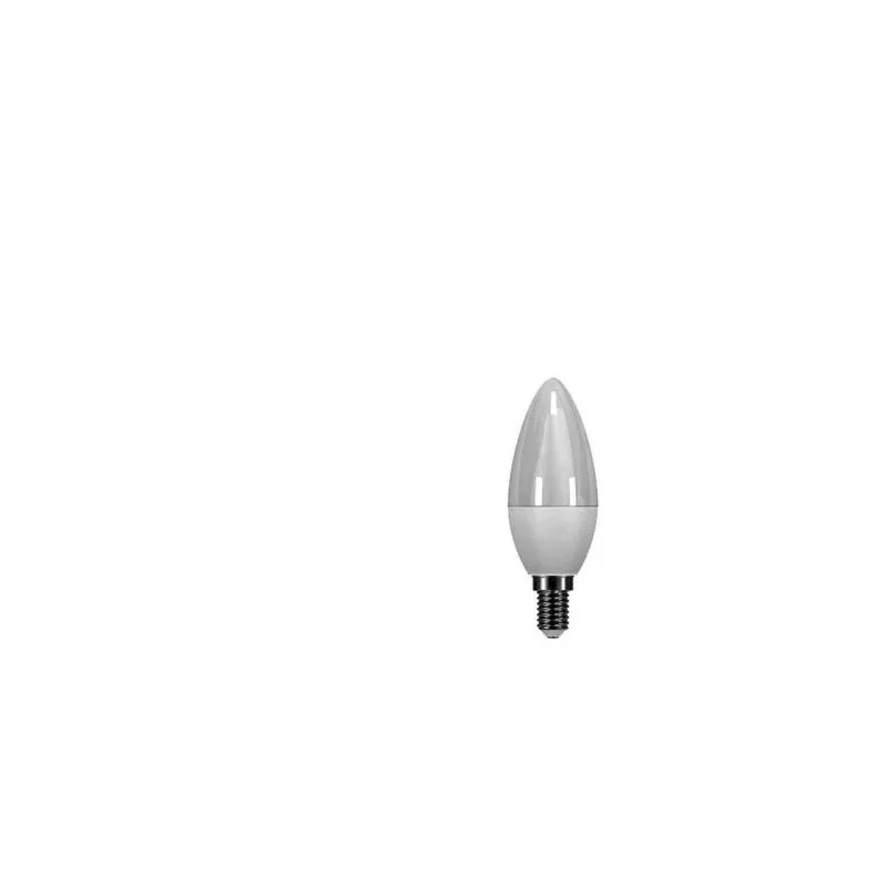 Lampada lampadina led candela opaca 5,4W 3000K 470 lumen Reer