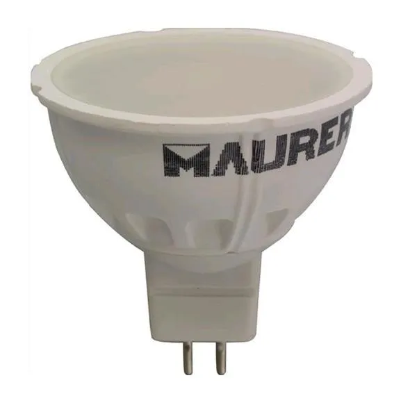 Maurer - lampada led dicroica GU5,3 12V 6W 430L Classe a Luce Calda 304 Lumen