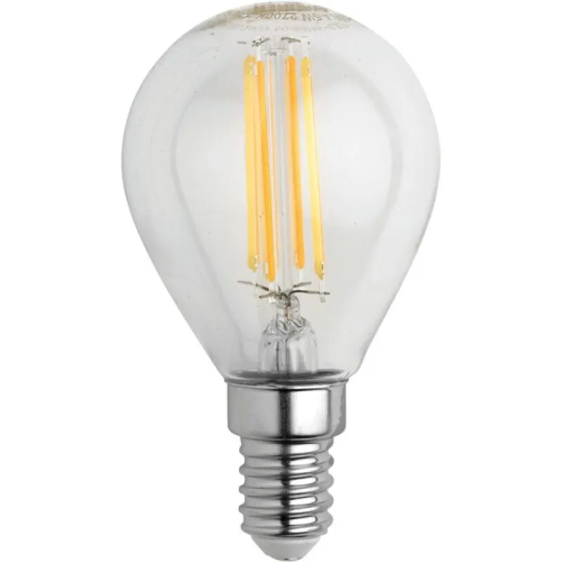 Maurer - lampada led filamento sfera E27 4,5W 470LM 2700K l.calda