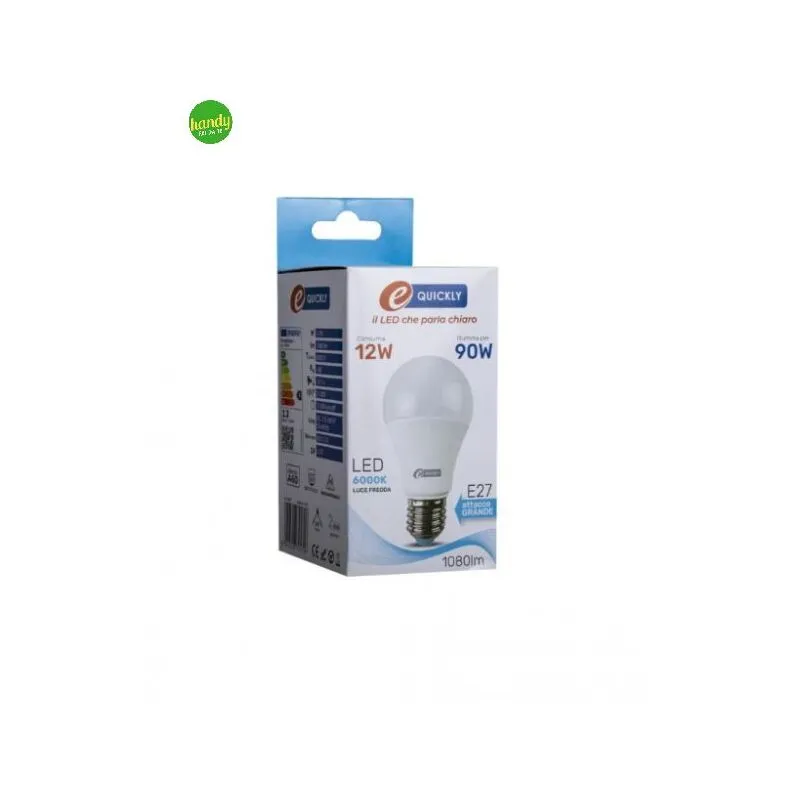 Bighouse It - Lampadina Led E-Quickly 12W 6000K Goccia A60 E27