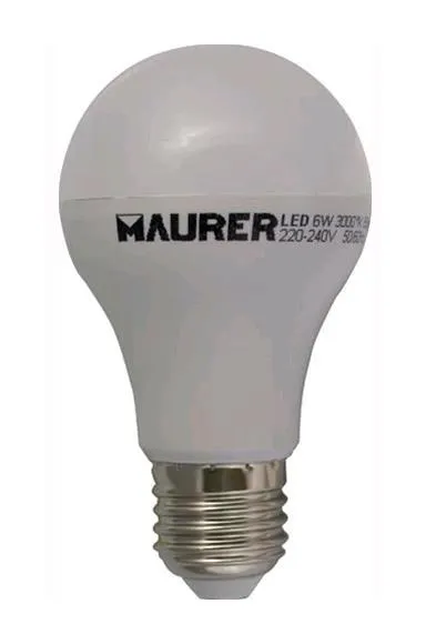 Maurer - lampada led goccia E27 4W 280L Luce Calda 3000K 280 Lumen