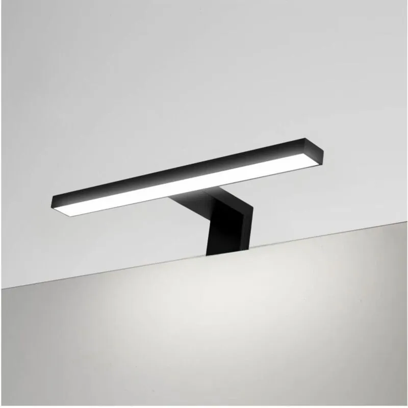 Lampada led per bagno Kyra 300 mm colore nero