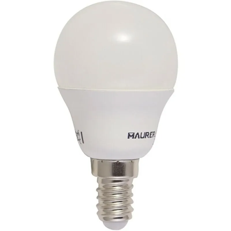 Maurer - lampada led sfera smer. E27 6,5W 806L 4000K l.neutra