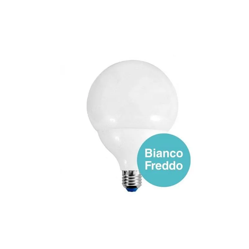 Lampada Led E27 Globo Sfera 20W 1900 lumen 6500K luce fredda