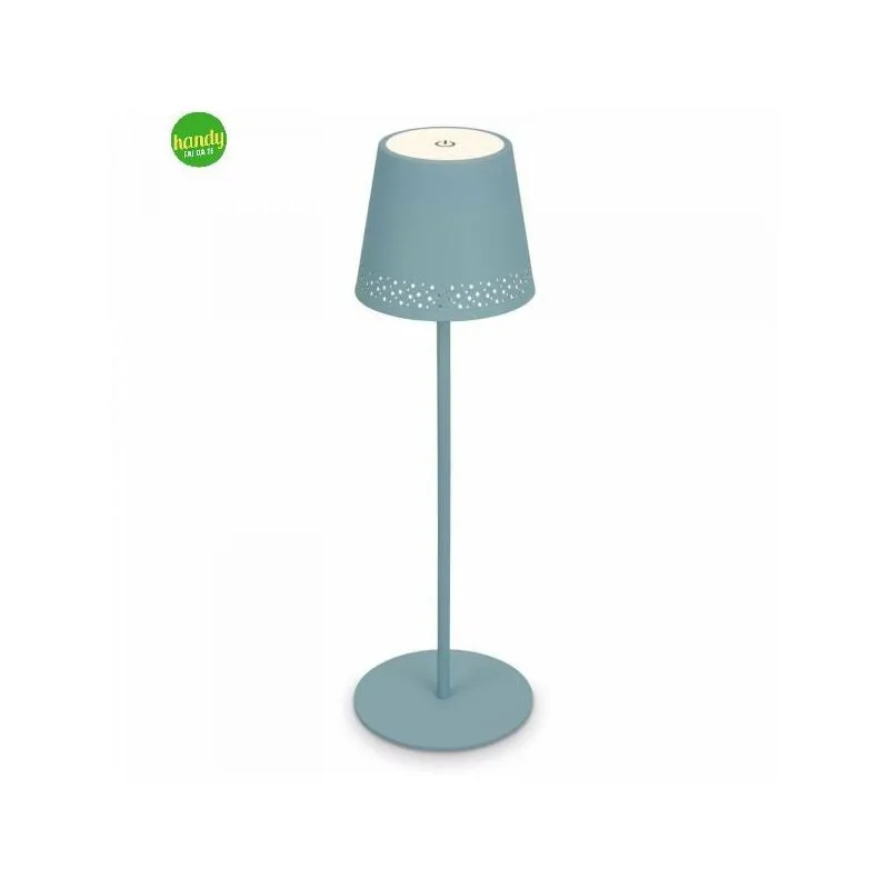  - Lampada led Touch 3000K 38cm Azzurro