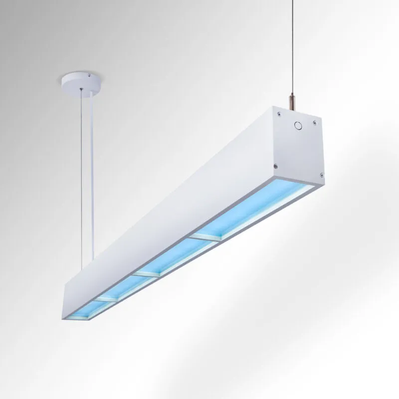 Lampada lineare a sospensione 'Blue Skylight' smart - cct -