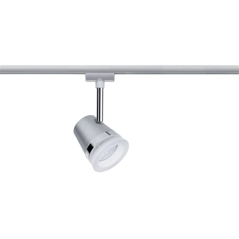  Cone Lampada per sistema su binario URail GU10 10 W LED (monocolore) Cromo (opaco), Cromo