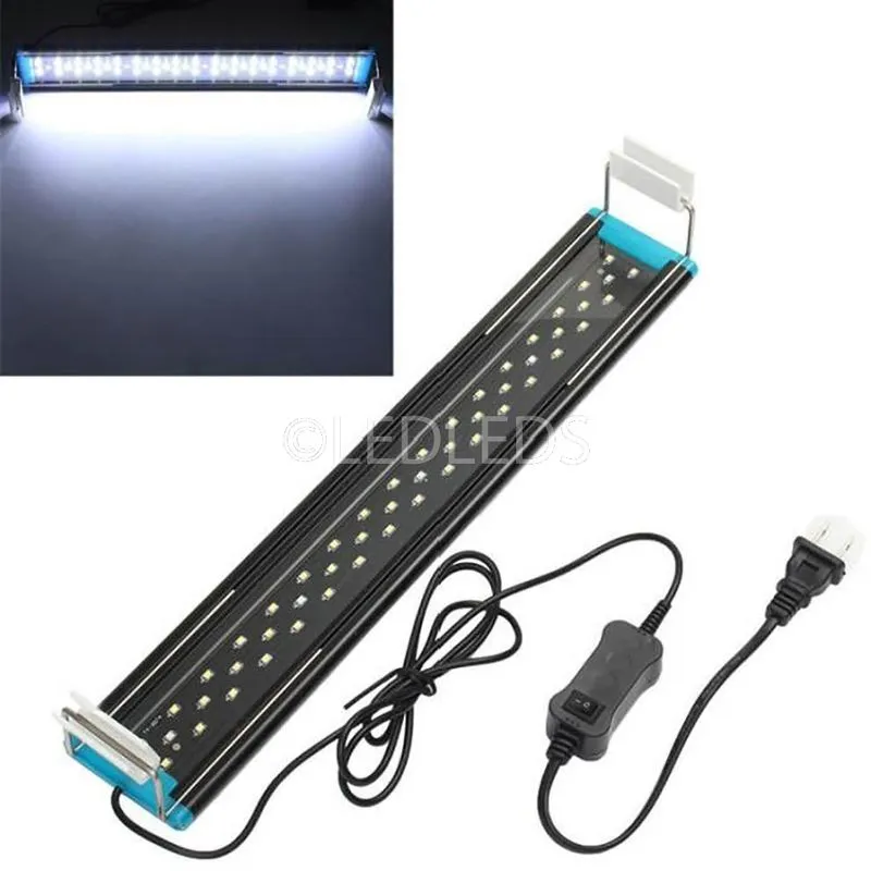 Lampada plafoniera 40CM 30 led 40-50CM acquario luce bianca blu pesci piante