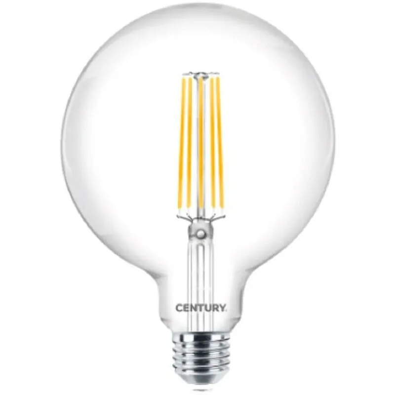  - lampada filamento led incanto globo chiara g125 - 12w - e27 -2700k ing125-122727