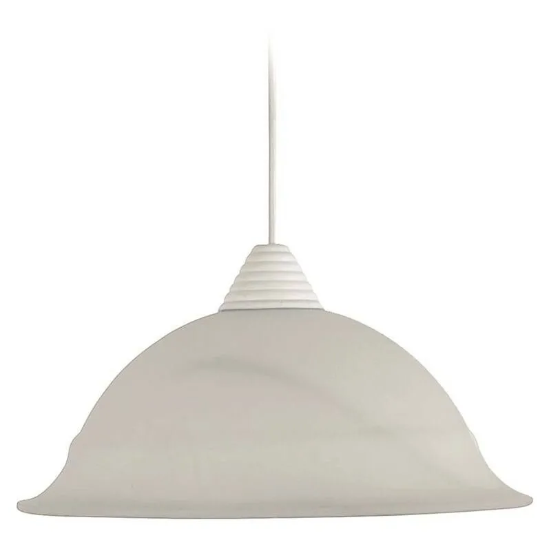 Lidia Lampada Sospensione Da Soffitto E27 1 Luce 30 Cm Bianca