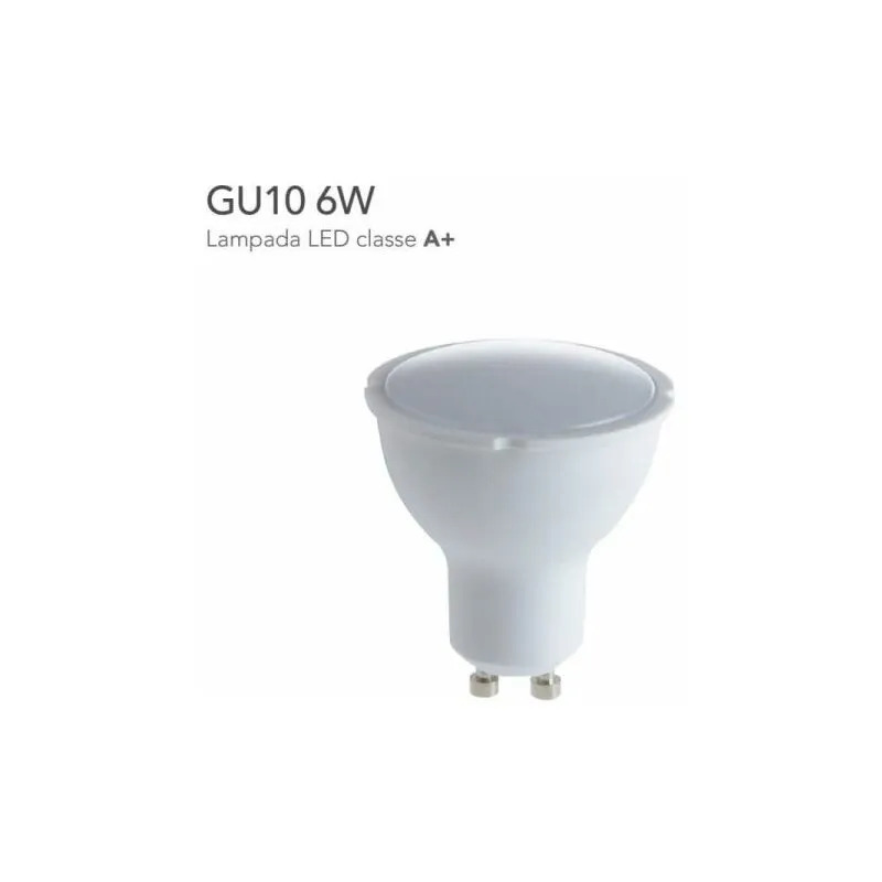 Lampadina Faretto LED GU10 6W Luce Fredda 6500k 480LM KLASSIC-GU10-6F