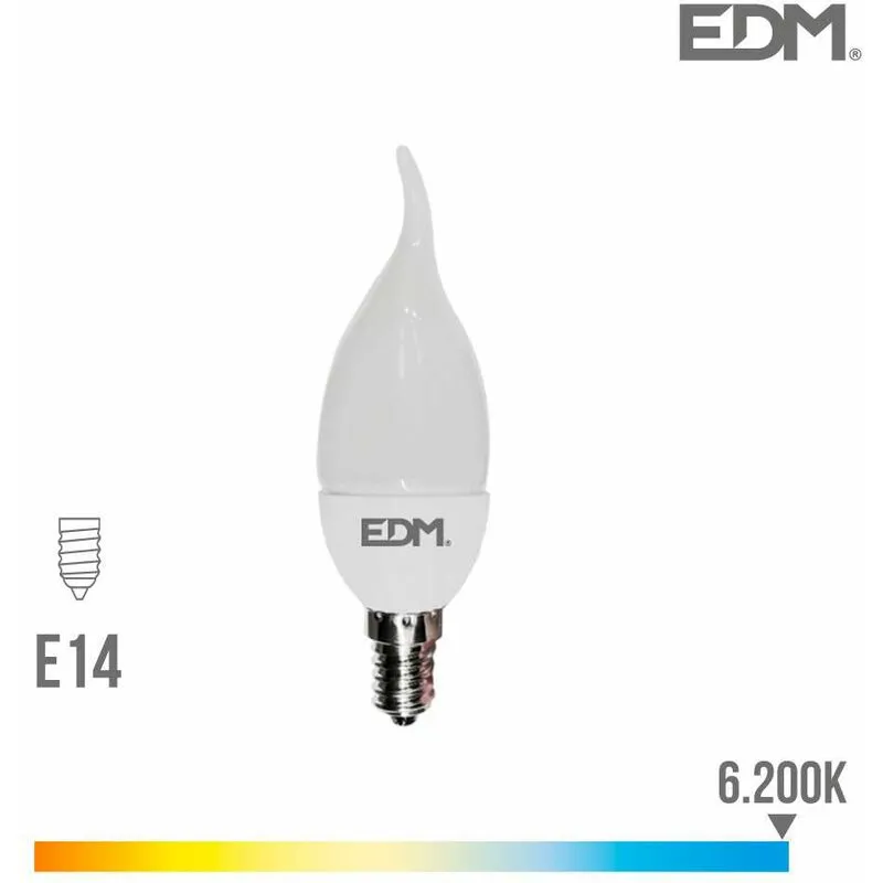  - Lampadina led E14 da 5W equivalenti a 35W - Day White 6400K