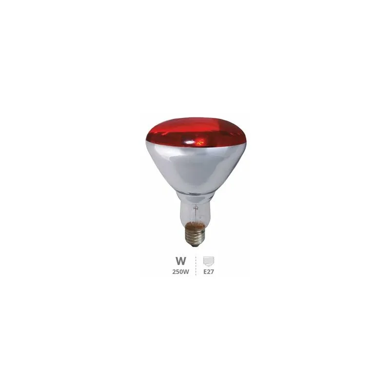  - Lampadina a infrarossi Ø125mm E27Max. 250 w