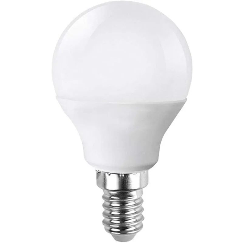 Vetrineinrete - Lampadina a led 8 watt g45 attacco e14 sfera a luce calda 3000k risparmio energetico lampada per illuminazione