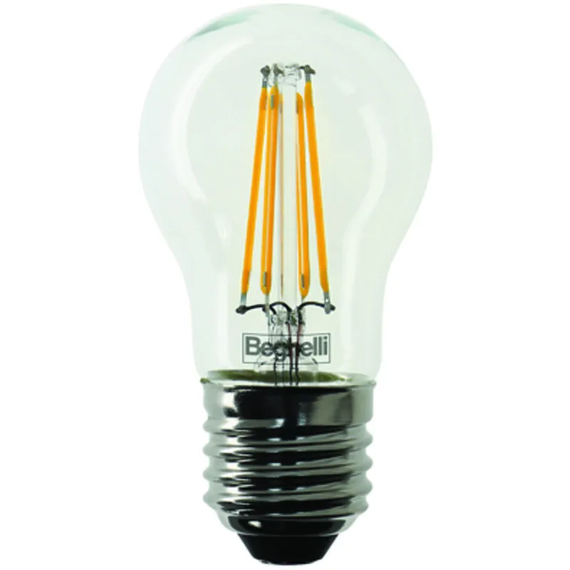  - Lampada filo led sfera zafiro e27 - 6w - 4000°k naturale - 810 lm - 45x76h