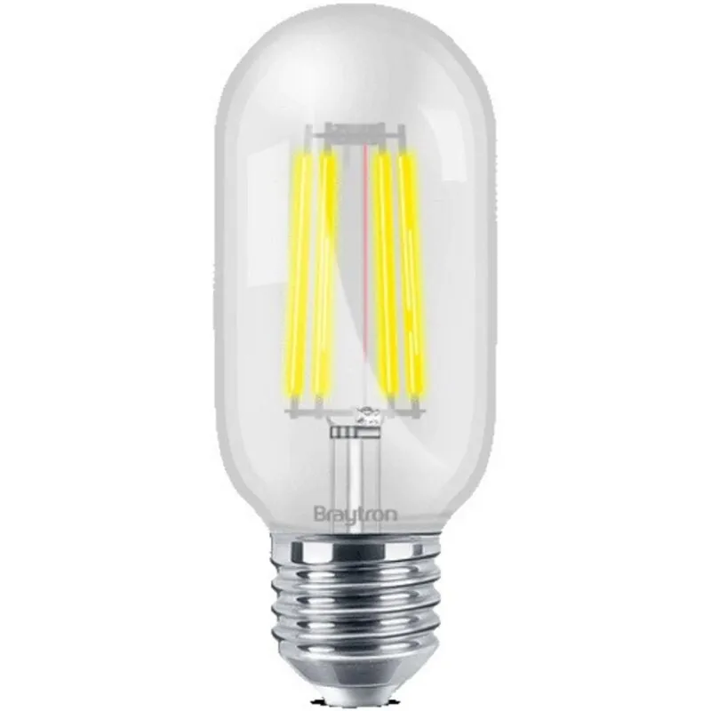 Lampadina Braytron T45 a filamento compatto led E27 4W 3000K