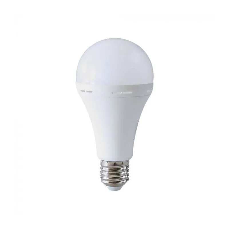  VT-51015 lampadina led E27 15W A90 blackout con batteria 4.5 ore luce 4000k lampada emergenza utilizzabile come torcia sku 7795